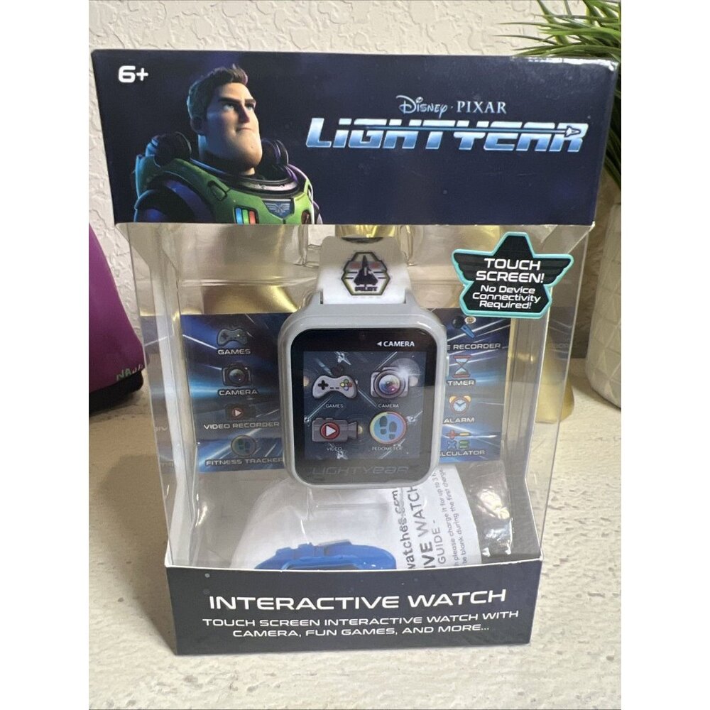Disney Pixar Lightyear Touch Screen Watch With Camera, Games, Fitness(6+)